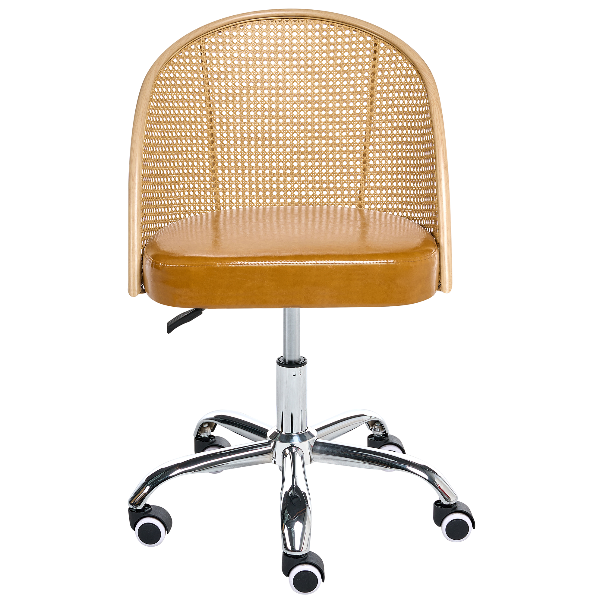 Scaun de birou BALTIMORE Piele ecologică Maro [4]