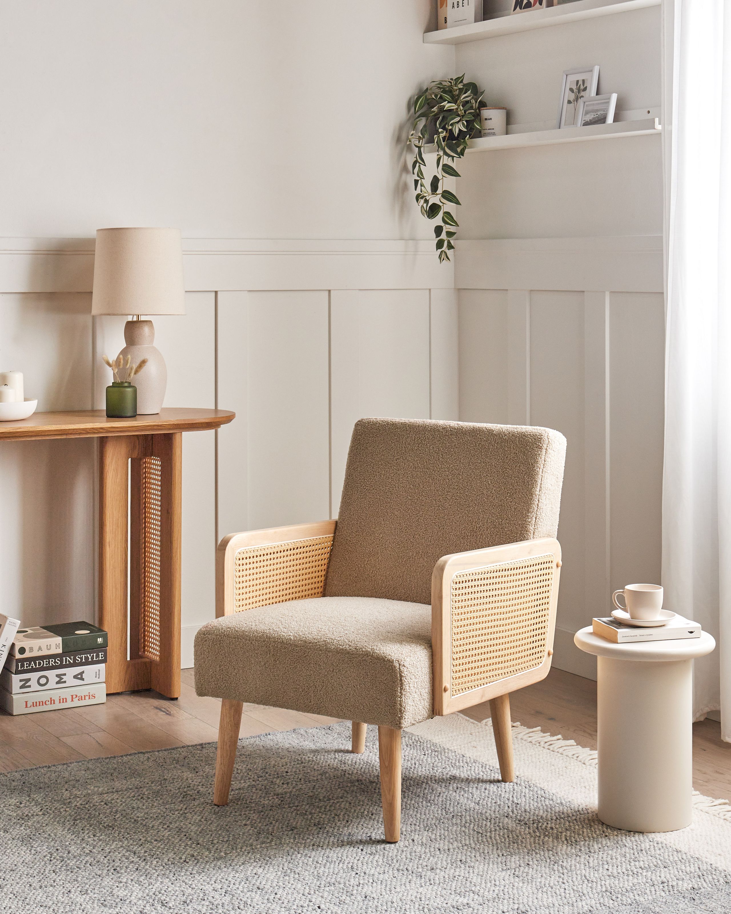 Fotolii - Fotoliu HOJBY Boucle Nisipiu