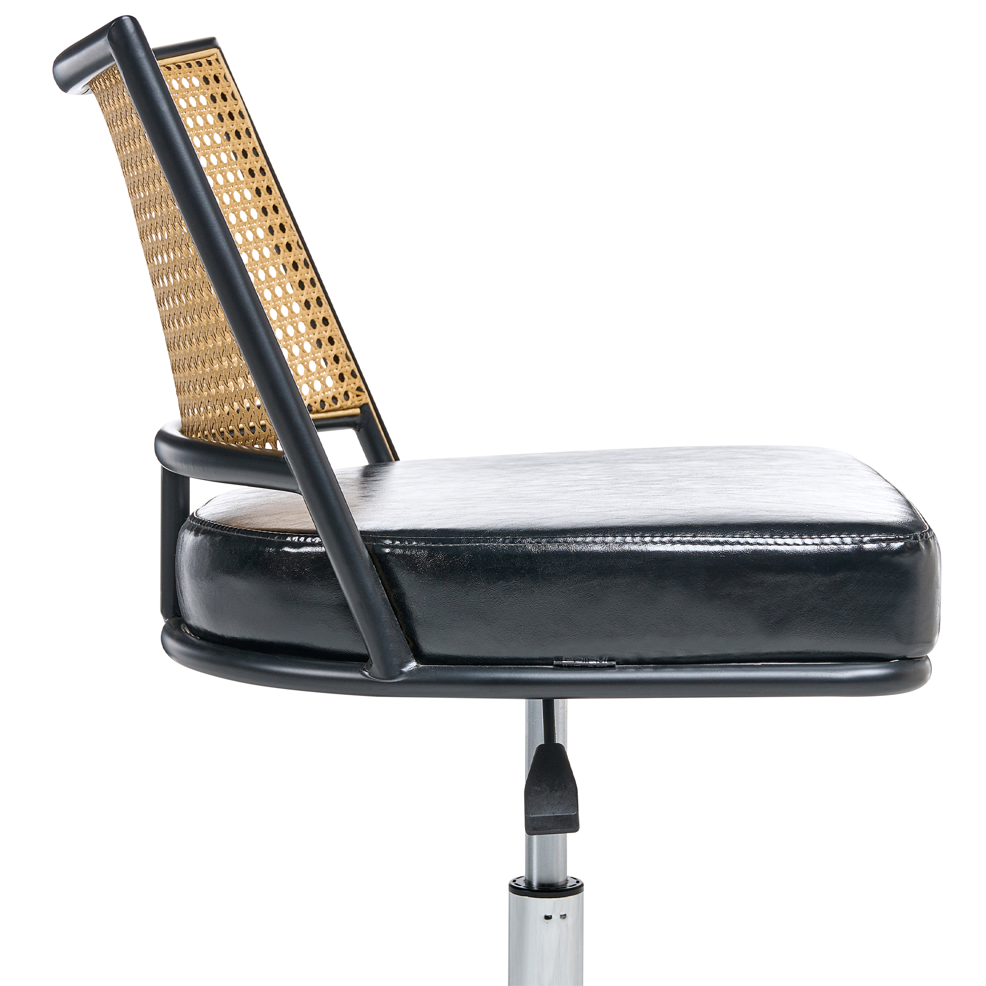 Scaun de birou NOME Piele ecologică Negru [5]