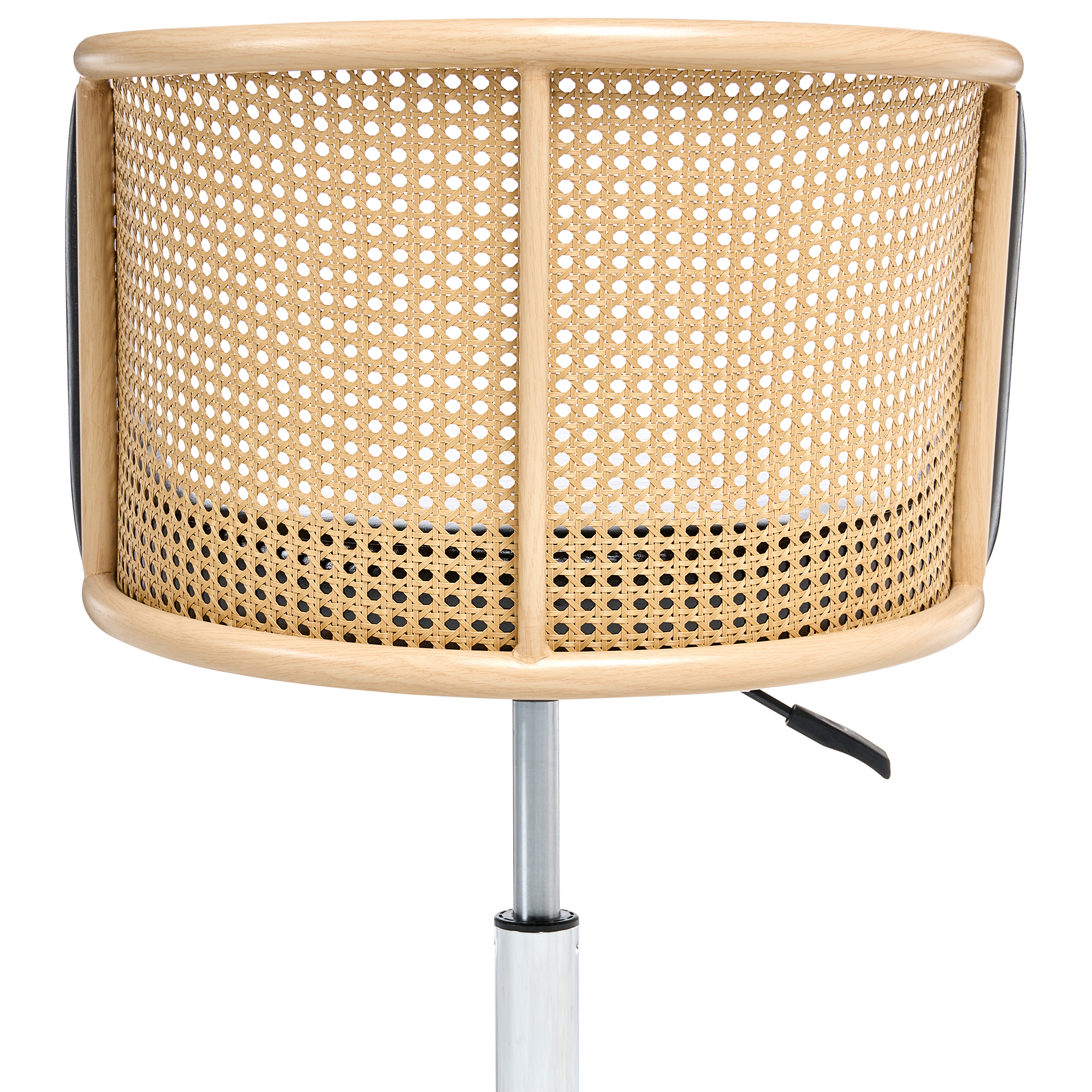 Scaun de birou ELKHART Piele ecologică Negru [6]