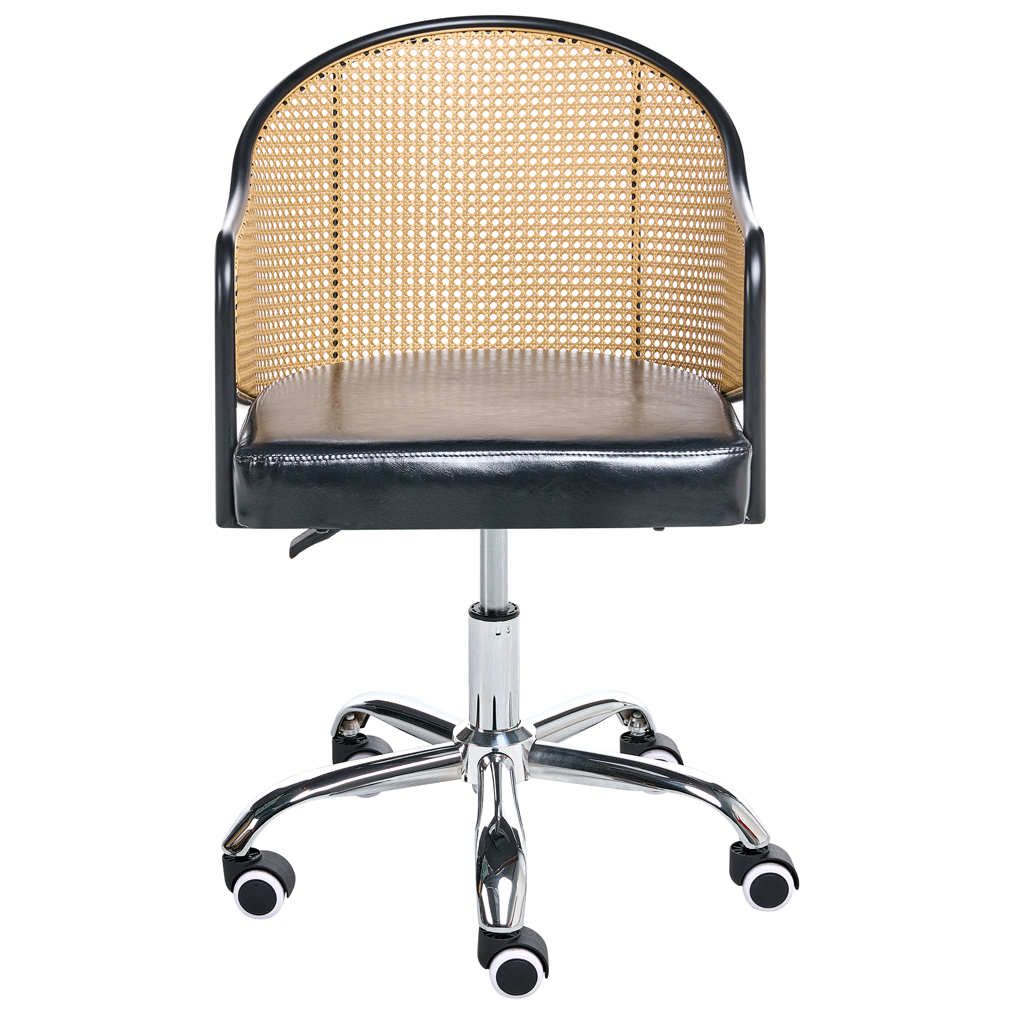 Office Chair REDDING Faux Leather Black [4]