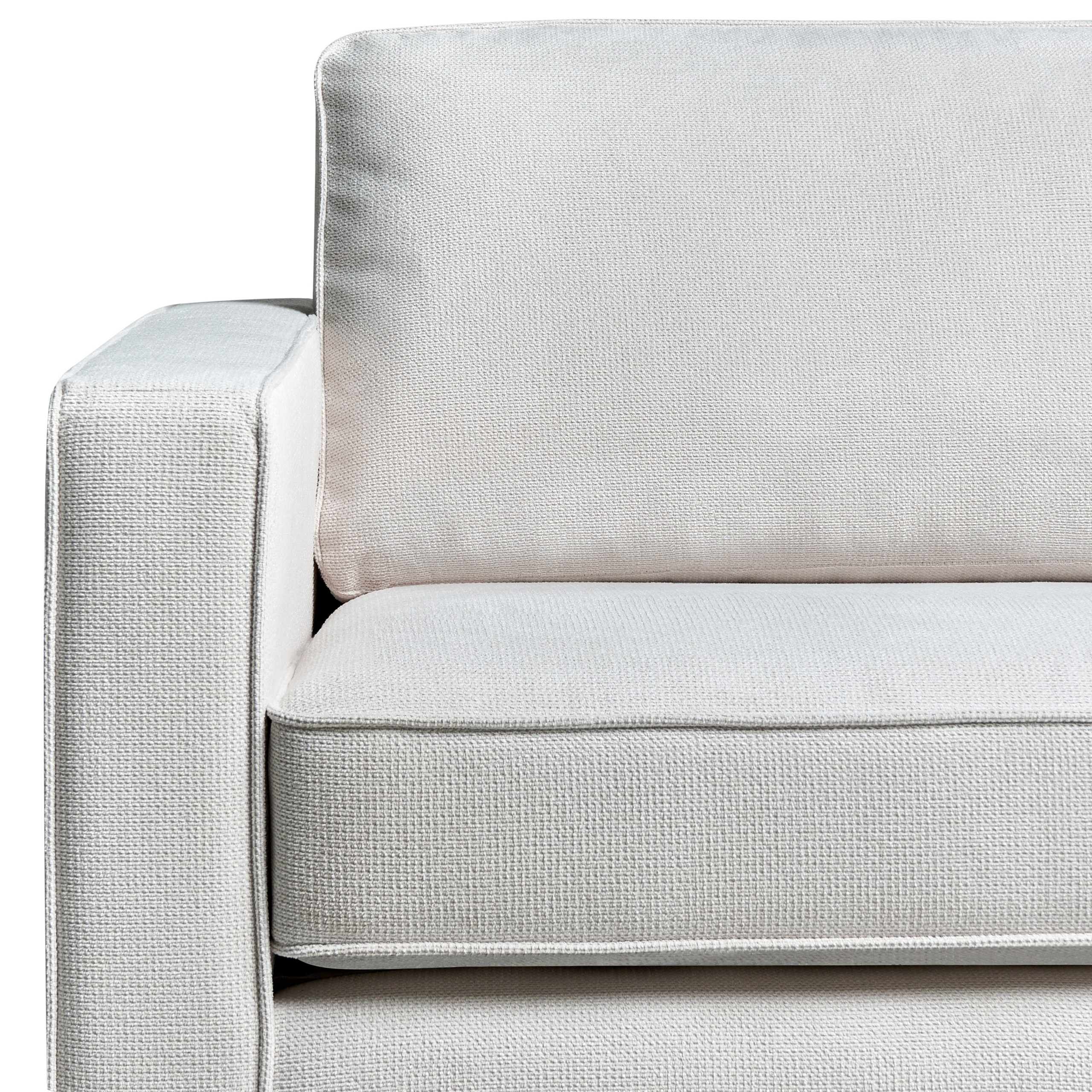 Canapea cu 3 locuri SAVALEN  Alb-murdar [10]