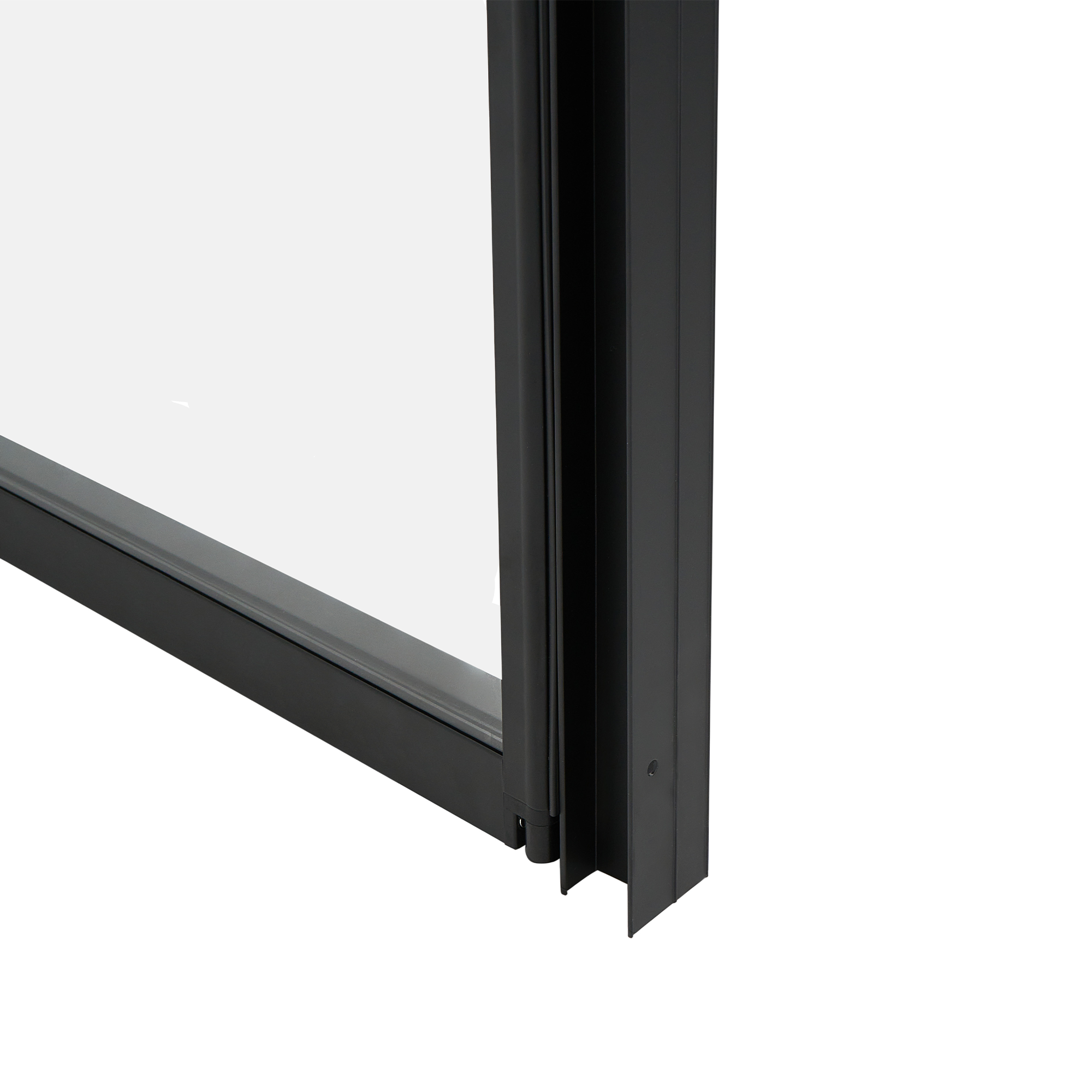 NELTUME folding shower door 80 x 190 cm Black [6]