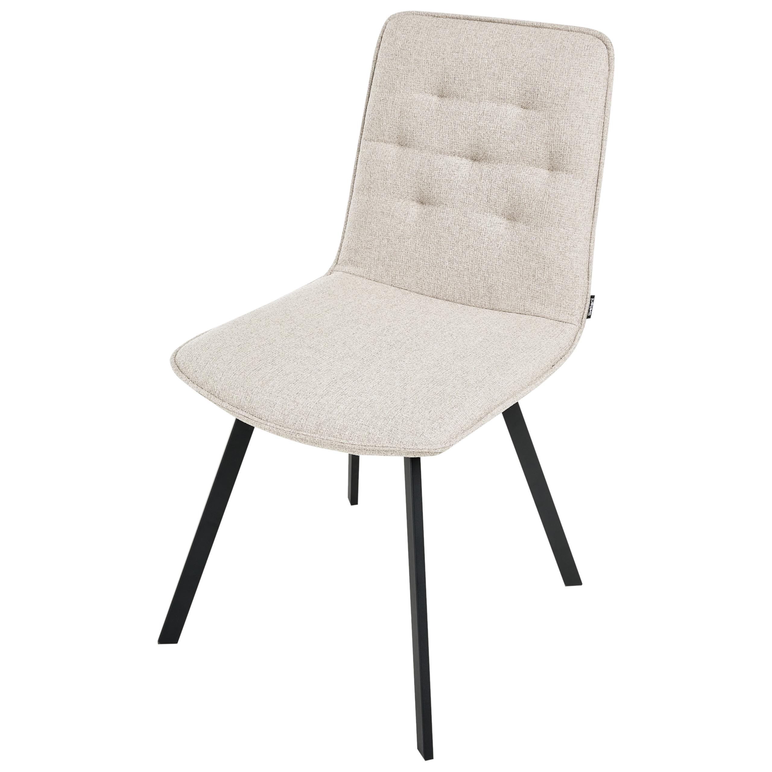 Set de 2 scaune dining CARVER  Bej [7]