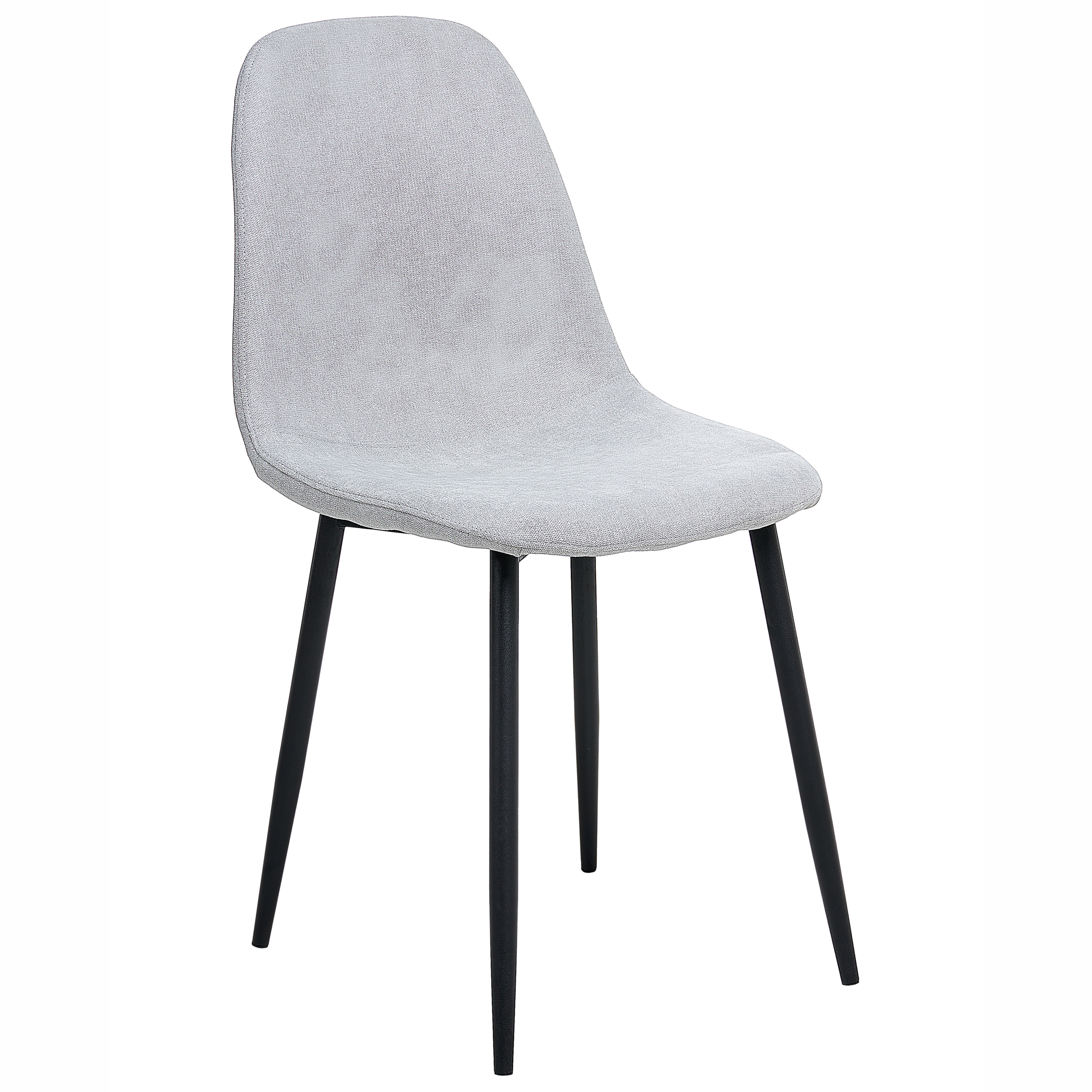 Set of 4 dining chairs CRANDALL Light Grey [3]