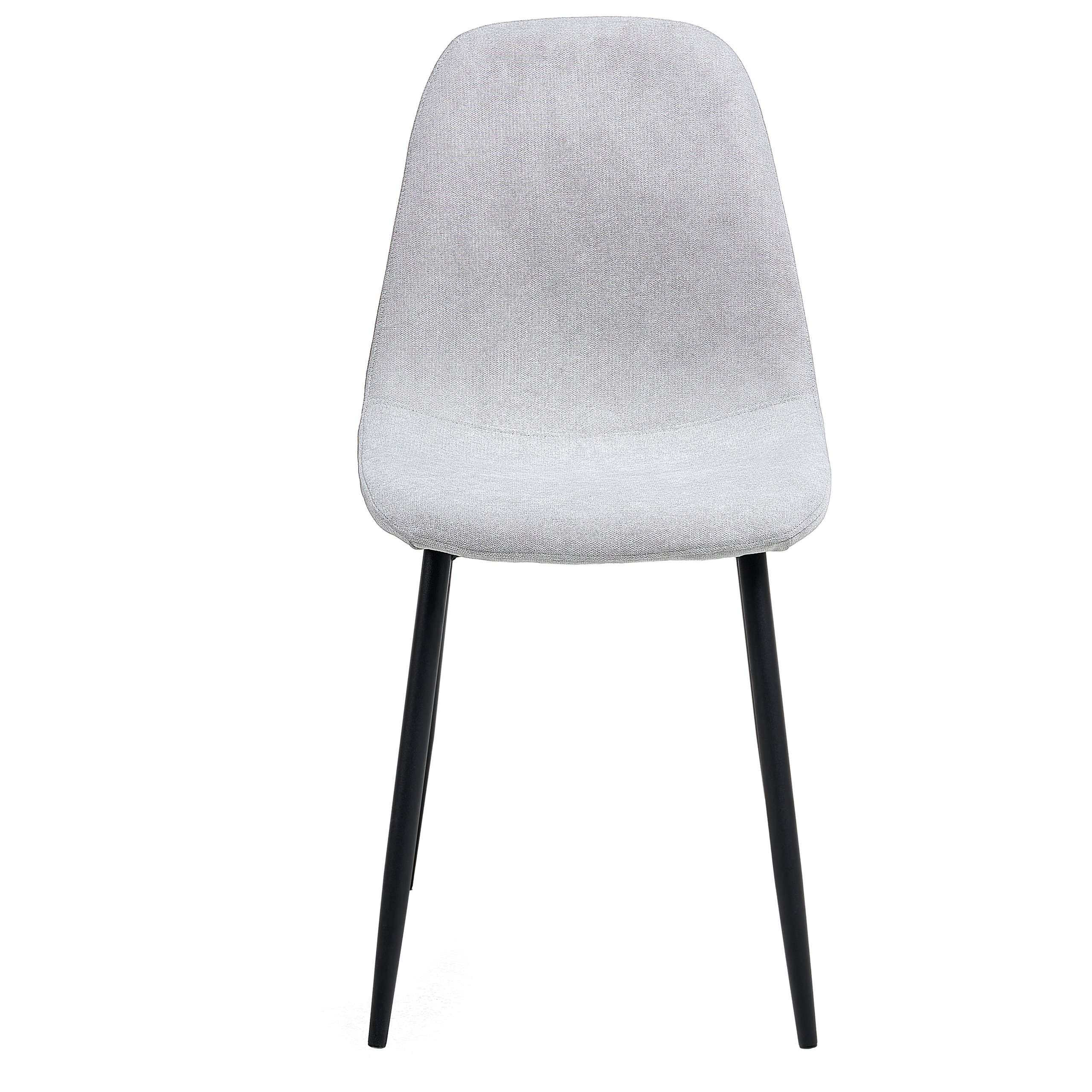 Set of 4 dining chairs CRANDALL Light Grey [4]