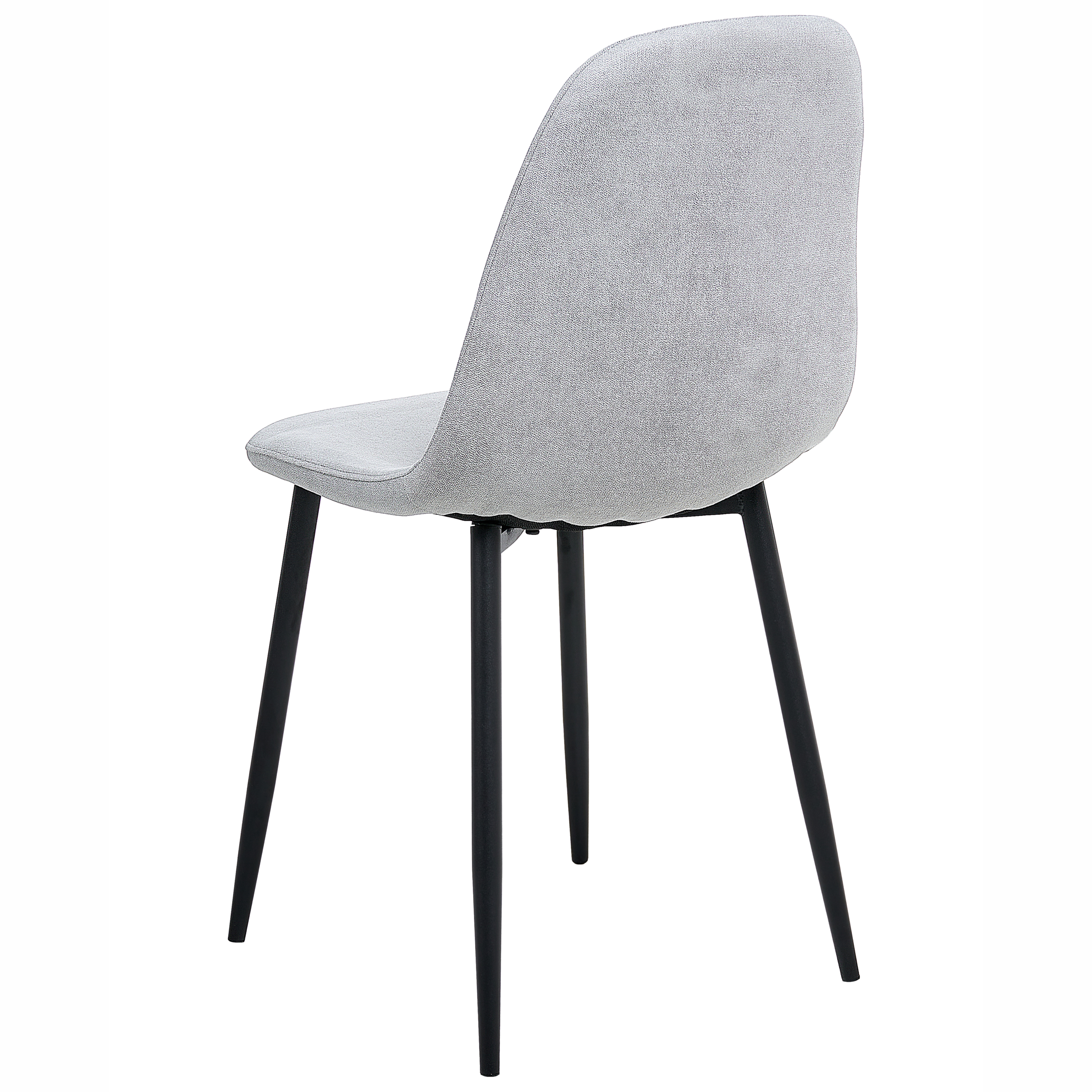 Set of 4 dining chairs CRANDALL Light Grey [5]