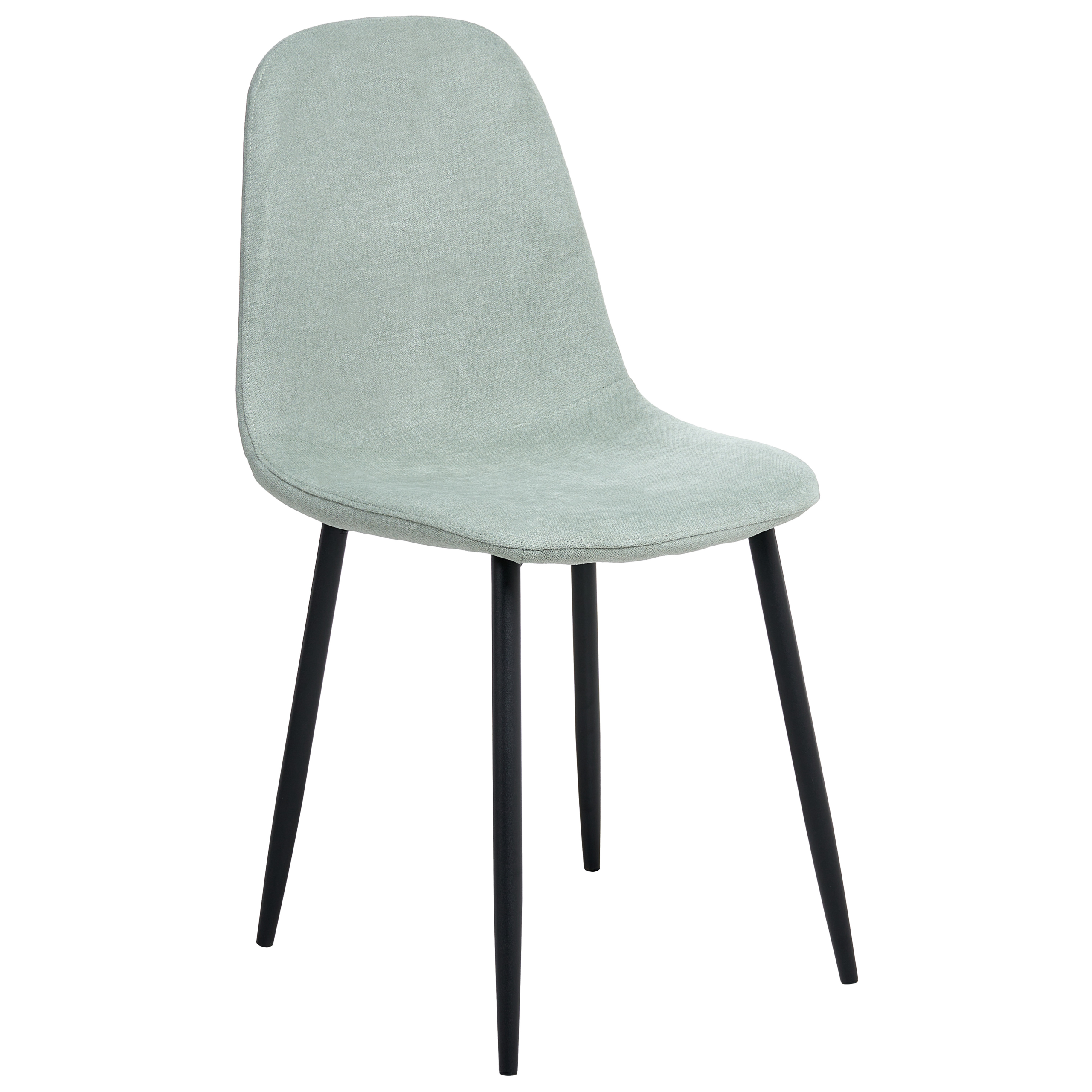 Set of 4 dining chairs CRANDALL Light green [4]