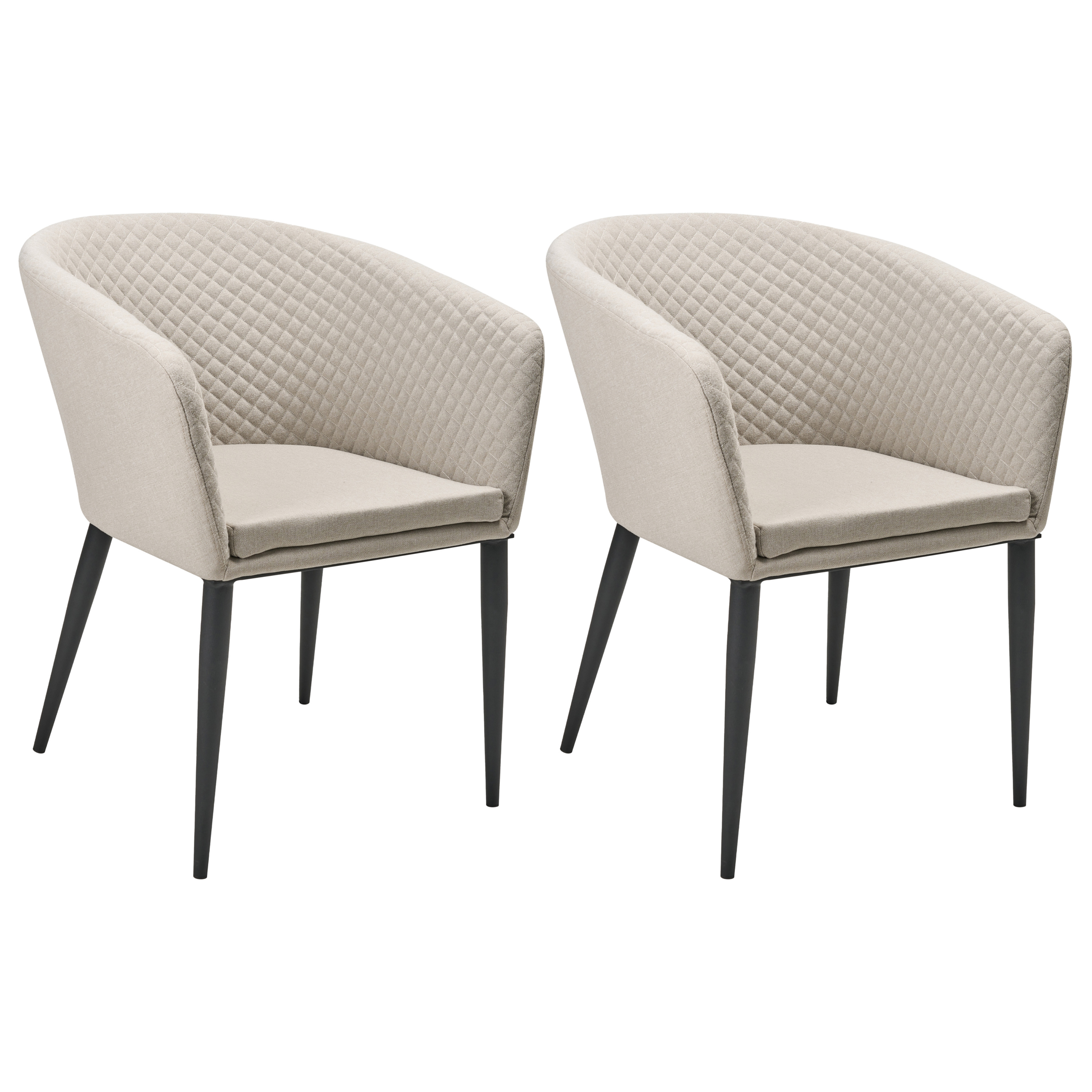 Set de 2 scaune de grădină CURGOS  Bej [2]