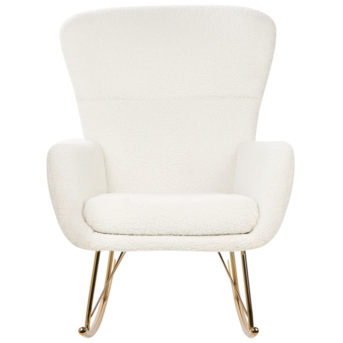 ANASET Swing Chair Boucle White [5]