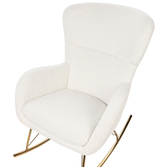 ANASET Swing Chair Boucle White [6]