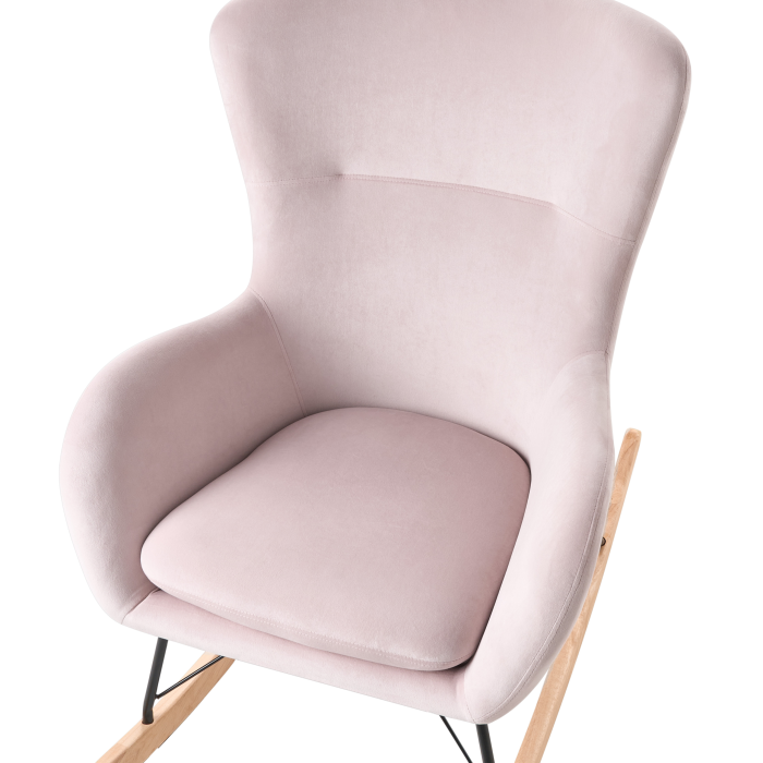 Balansoar ELLAN Catifea Roz [6]