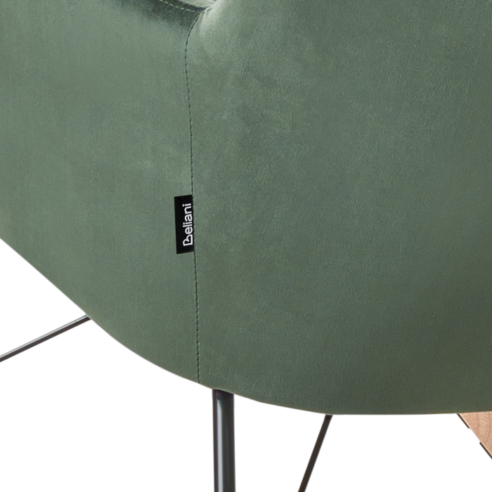 ELLAN rocking chair Velvet Dark green [10]