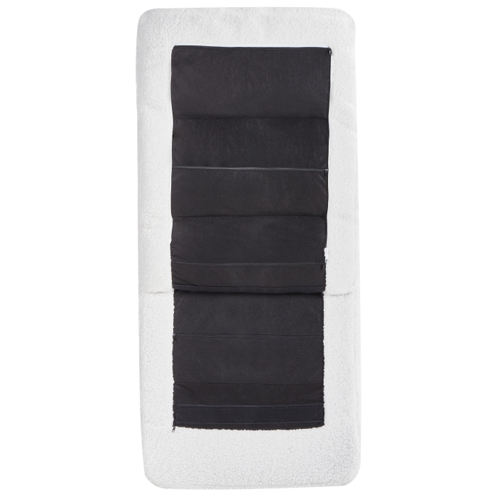 ESKELIN Rocking Chair Reclining Boucle Off-White [9]