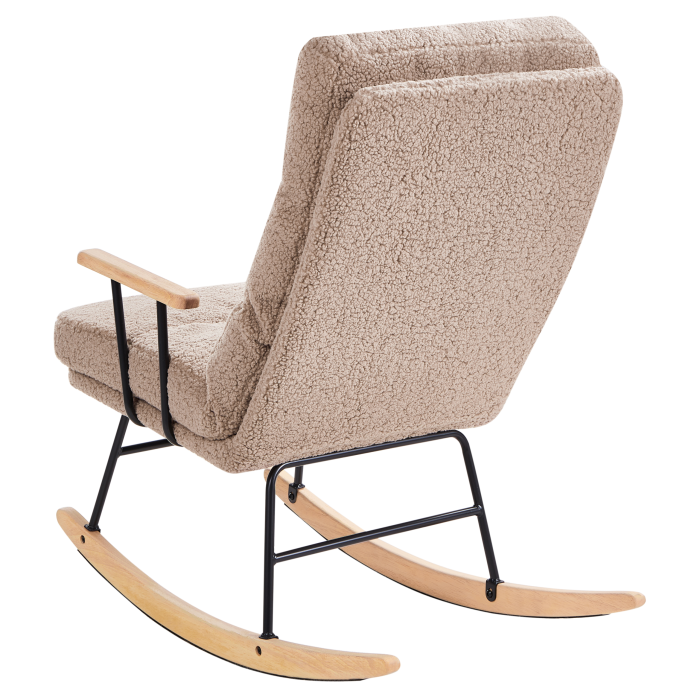 Balansoar ESKELIN Reclinabil Boucle Bej [5]