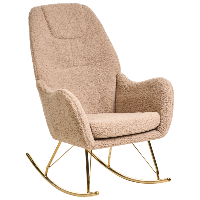 Swing chair GULSELE Boucle Beige [4]