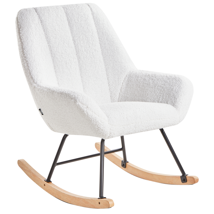 Swinging chair KINNO Boucle Off-white [6]