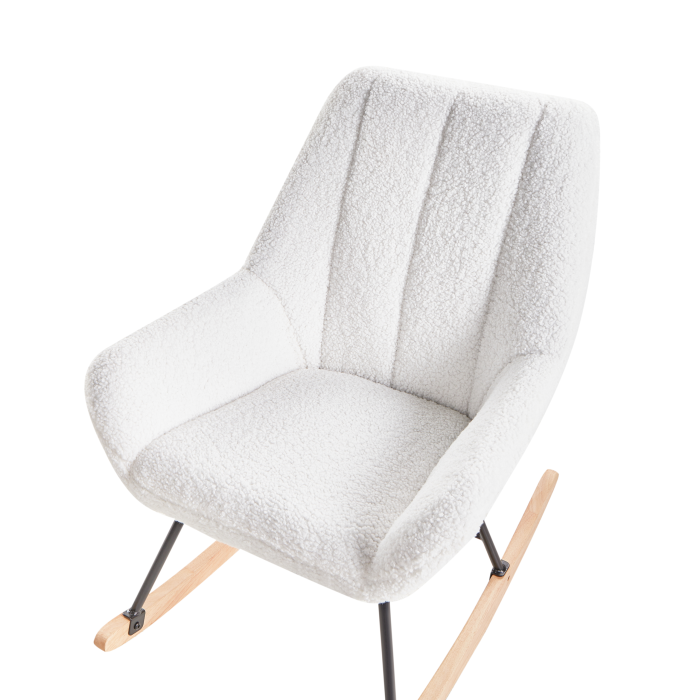Swinging chair KINNO Boucle Off-white [7]