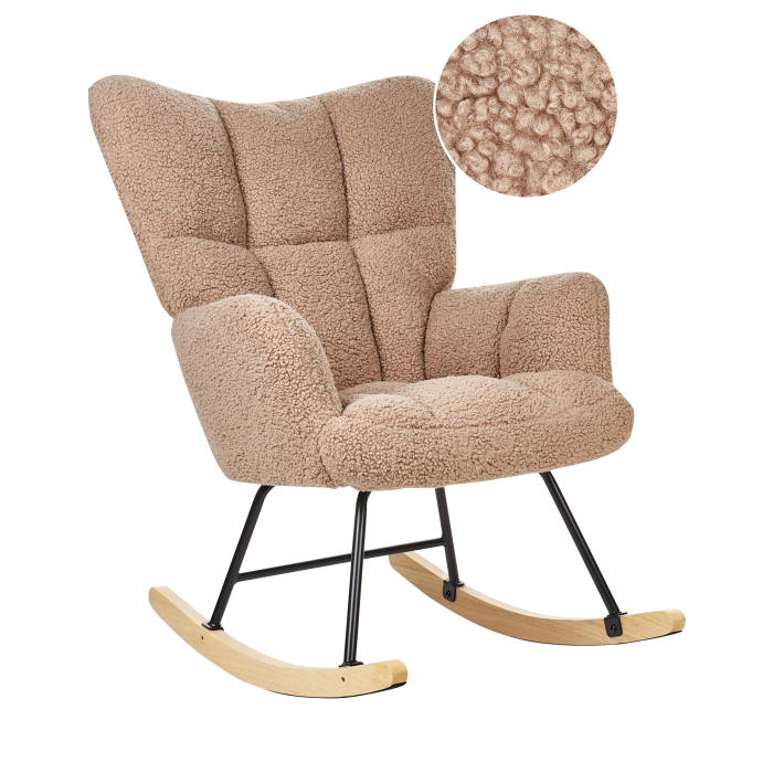 OULU rocking chair Boucle Sand [2]