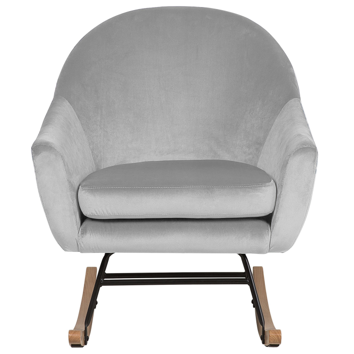 OXIE Rocking Chair Velvet Grey light [4]