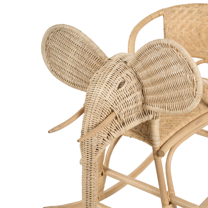 Balansoar pentru copii Elefant AMPOLLINO Ratan Natural [7]