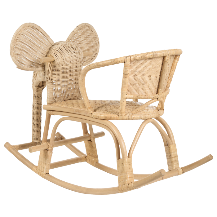 Balansoar pentru copii Elefant AMPOLLINO Ratan Natural [6]