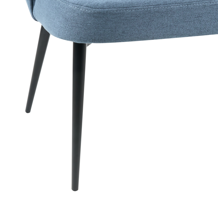 Bancă tapițată cu 2 locuri OSBY  Albastru [8]