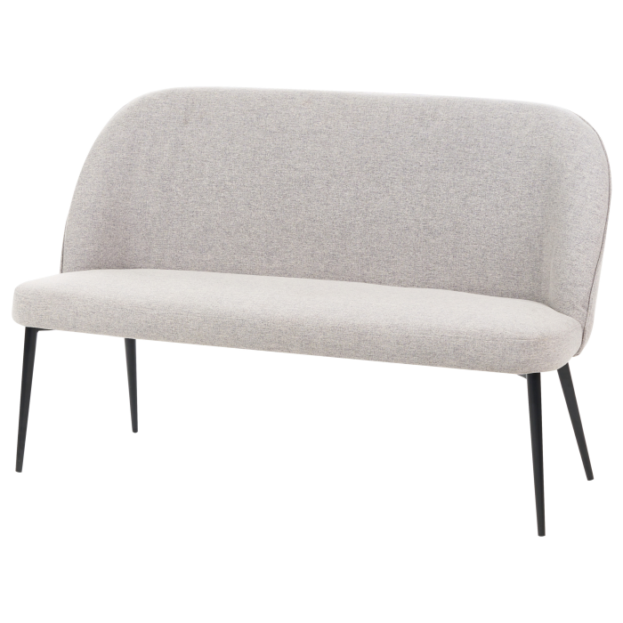 2-seater upholstered bench OSBY Light grey [4]