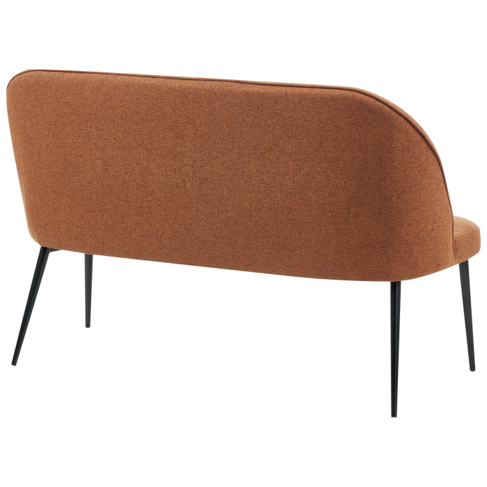 2-seater upholstered bench OSBY Brown [5]