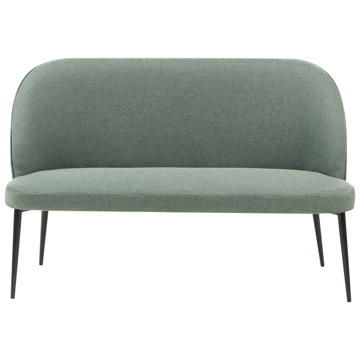 Bancă tapițată cu 2 locuri OSBY  Verde deschis [2]