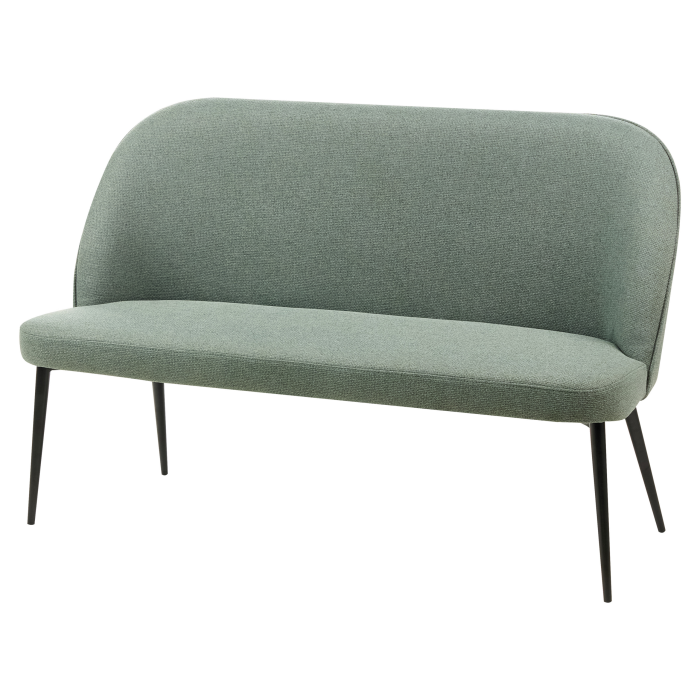 Bancă tapițată cu 2 locuri OSBY  Verde deschis [4]