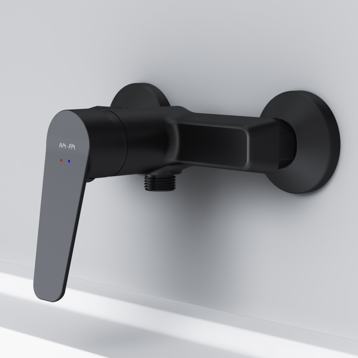 Hit Single-lever shower mixer, matt black [5]