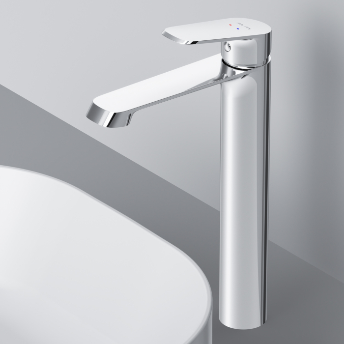 Baterie baie pentru lavoar, AM.PM Func F8F92000, inalta, montaj stativ, monocomanda, finisaj cromat [6]