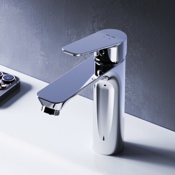Hit Single-lever basin mixer, chrome [8]