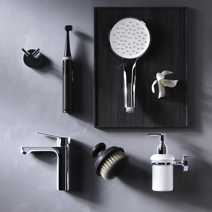 Hit Single-lever basin mixer, chrome [3]