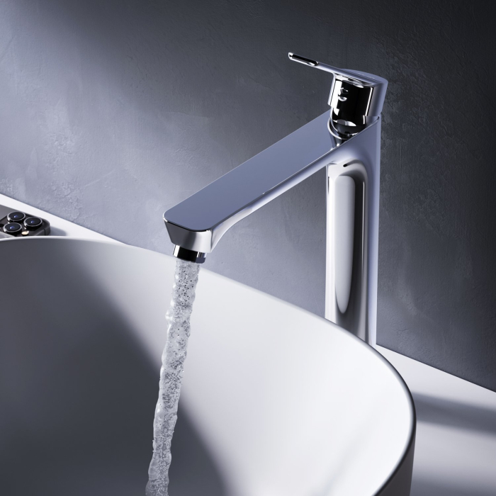 Hit Single-lever tall basin mixer, chrome [4]