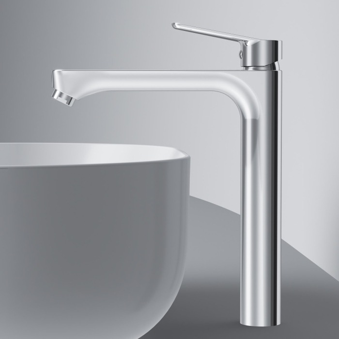 Hit Single-lever tall basin mixer, chrome [7]