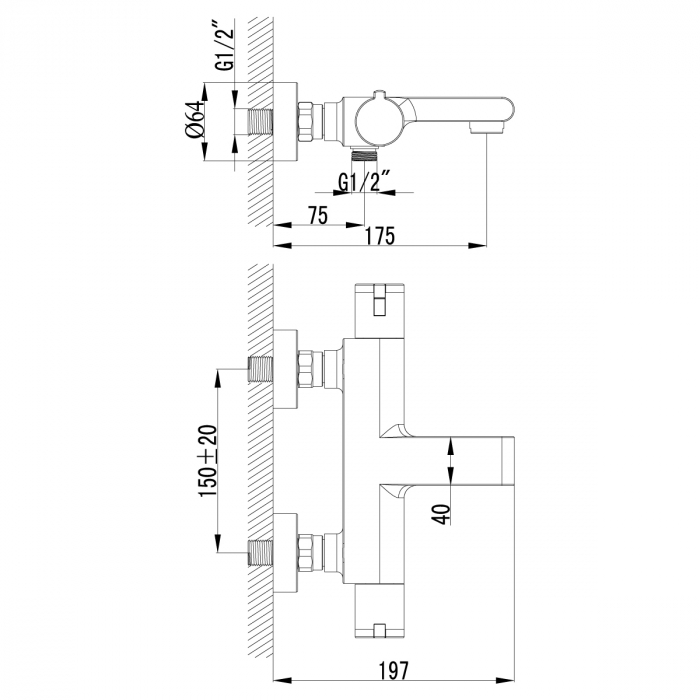 Baterie Cada Lemark LM7832C-EU Crom Termostat [2]