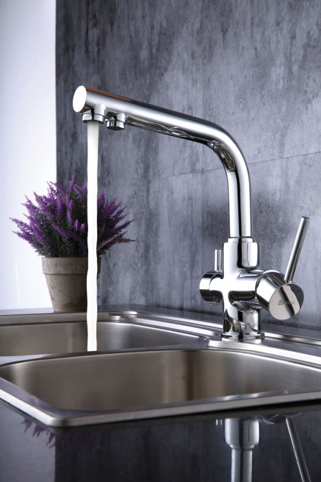 Baterie Bucatarie Lemark Comfort LM3061C Crom cu Racord la Filtru de Apa Potabila - Pret si Detalii | Sanitare Online [2]