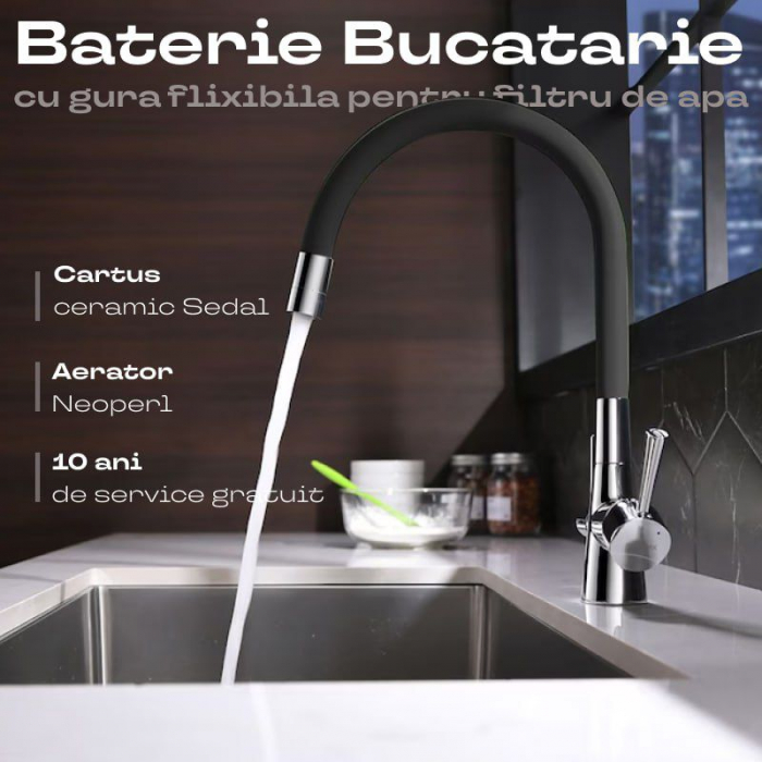 Baterie Bucatarie Lemark Comfort LM3075C-EU pentru filtru de apa [1]