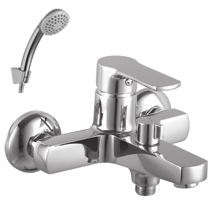 Baterie Cada cu Pipa Scurta si Comutator Rotativ Lemark Plus Grace LM1512C Crom [4]