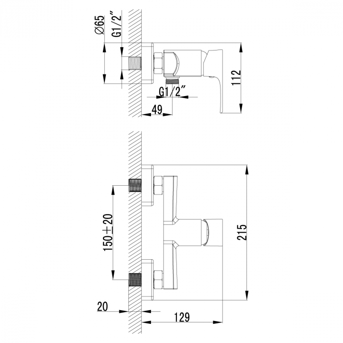 Baterie Dus Lemark Plus Factor LM1603C Crom [2]