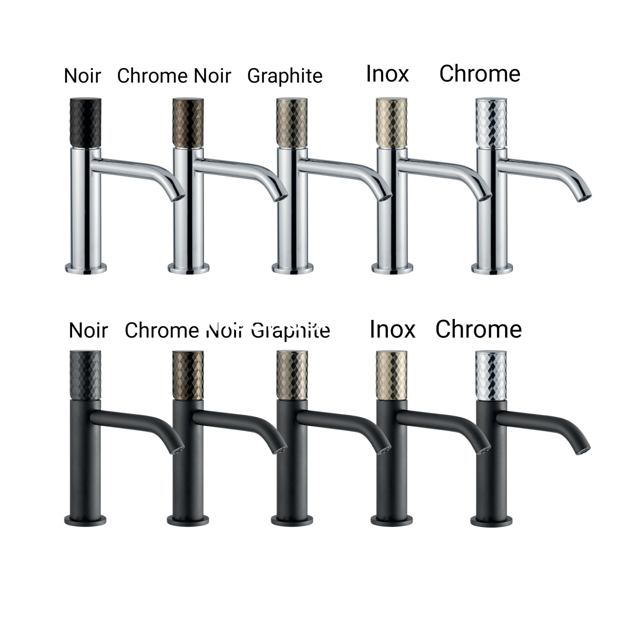 One hole basin mixer maner cromo nero [3]