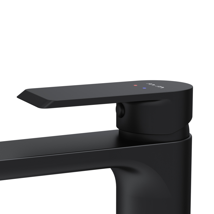 Flash Single-lever tall basin mixer, matt black [8]
