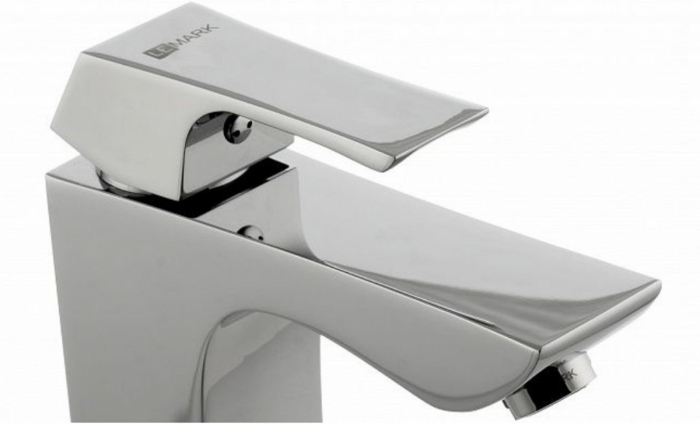 Baterie lavoar înălțime medie, monobloc Lemark Unit LM4537C crom - Sanitare Online [8]