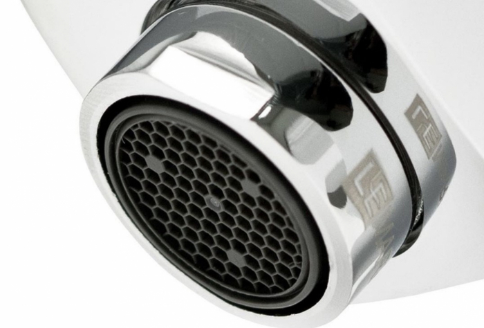 Baterie lavoar înălțime medie, monobloc Lemark Unit LM4537C crom - Sanitare Online [4]