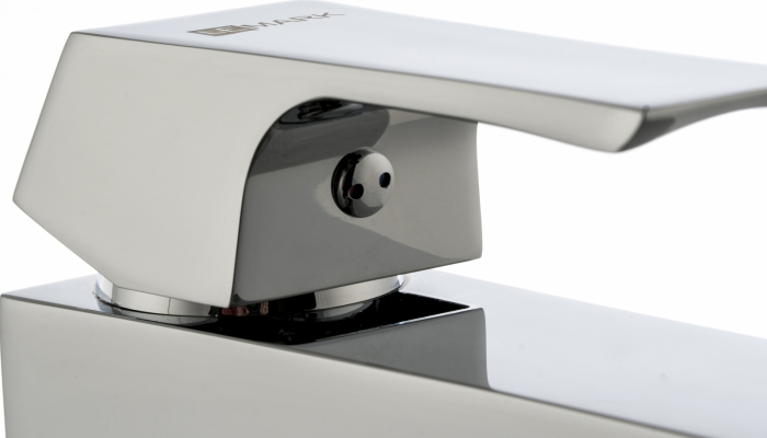 Baterie lavoar înălțime medie, monobloc Lemark Unit LM4537C crom - Sanitare Online [5]