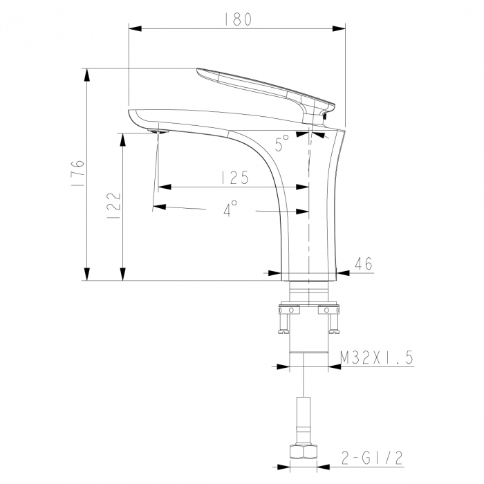 Baterie Lavoar Lemark Bellario LM6806C-EU crom [2]
