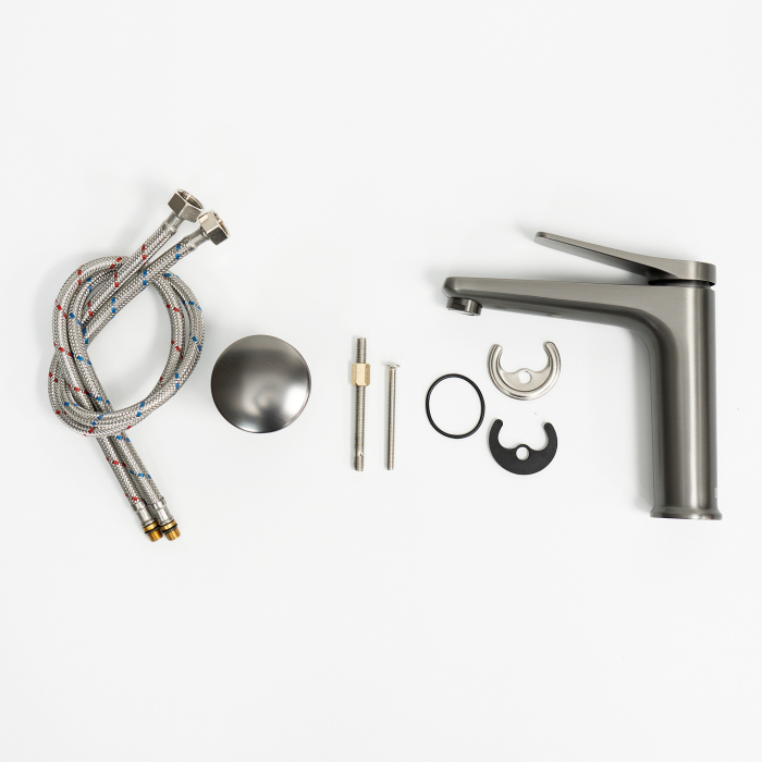 Baterie lavoar Lemark Bronx LM3737GM Grafit - Sanitare Online [6]