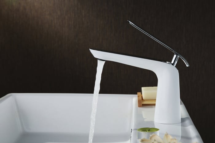 Baterie Lavoar Lemark Melange LM4906CW Crom / Alb | Sanitare Online [2]